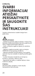 Предварительный просмотр 20 страницы IKEA HAVERUD Manual