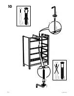 Preview for 14 page of IKEA Hemnes 6-drawer white stain Assembly Instructions Manual