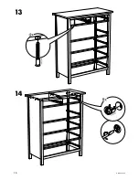 Preview for 16 page of IKEA Hemnes 6-drawer white stain Assembly Instructions Manual