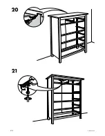 Preview for 20 page of IKEA Hemnes 6-drawer white stain Assembly Instructions Manual