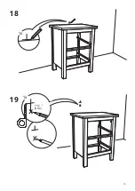 Предварительный просмотр 19 страницы IKEA HEMNES Manual