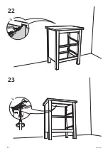 Предварительный просмотр 22 страницы IKEA HEMNES Manual