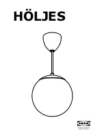 IKEA HOLJES Manual preview