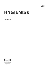 Preview for 1 page of IKEA HYGIENISK 704.804.21 Manual