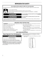 Preview for 2 page of IKEA ID2GFGXRS00 Use & Care Manual