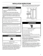 Preview for 3 page of IKEA ID2GFGXRS00 Use & Care Manual