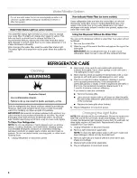 Предварительный просмотр 8 страницы IKEA ID5HHEXTQ00 Use & Care Manual