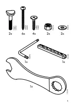 Предварительный просмотр 5 страницы IKEA IDOLF Assembly Instruction Manual