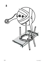 Предварительный просмотр 10 страницы IKEA IDOLF Assembly Instruction Manual