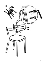 Предварительный просмотр 11 страницы IKEA IDOLF Assembly Instruction Manual