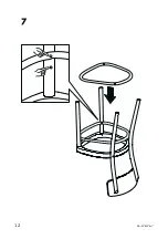 Предварительный просмотр 12 страницы IKEA IDOLF Assembly Instruction Manual