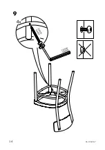 Предварительный просмотр 14 страницы IKEA IDOLF Assembly Instruction Manual