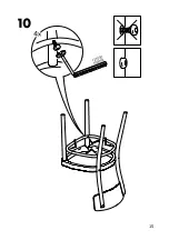 Предварительный просмотр 15 страницы IKEA IDOLF Assembly Instruction Manual