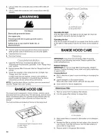 Предварительный просмотр 10 страницы IKEA IH3402YS0 Installation Instructions And Use & Care Manual