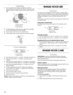 Предварительный просмотр 10 страницы IKEA IH4302SS0 Installation Instructions And Use & Care Manual