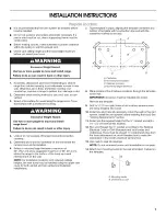 Предварительный просмотр 7 страницы IKEA IH5303SS0 Installation Instructions And Use & Care Manual