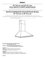 Предварительный просмотр 1 страницы IKEA IH6302WS0 Use & Care Manual