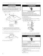 Предварительный просмотр 8 страницы IKEA IH6302WS0 Use & Care Manual