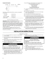 Предварительный просмотр 6 страницы IKEA IH8362SS0 Installation Instructions And Use & Care Manual