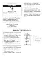 Предварительный просмотр 6 страницы IKEA IH8432WS0 Installation Instructions And Use & Care Manual