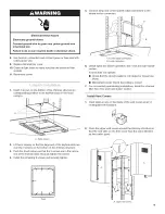 Предварительный просмотр 9 страницы IKEA IH8432WS0 Installation Instructions And Use & Care Manual