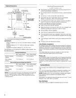 Предварительный просмотр 6 страницы IKEA IHW6302YB0 Installation Instructions And Use & Care Manual