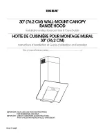 Предварительный просмотр 1 страницы IKEA IHW8303WS0 Installation Instructions And Use & Care Manual