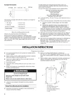 Предварительный просмотр 6 страницы IKEA IHW8303WS0 Installation Instructions And Use & Care Manual