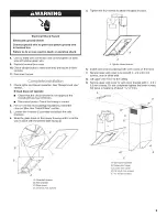 Предварительный просмотр 9 страницы IKEA IHW8303WS0 Installation Instructions And Use & Care Manual