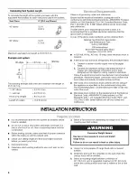 Предварительный просмотр 6 страницы IKEA IHW8305VS0 Installation Instructions And Use & Care Manual