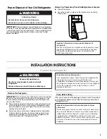 Preview for 3 page of IKEA IK8FXNGFDM02 Installation And User Instructions Manual