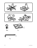 Предварительный просмотр 2 страницы IKEA IMFORS COFFEE TABLE 39X39" Instructions Manual