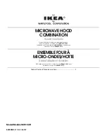 IKEA IMH15XR Use And Care Manual предпросмотр