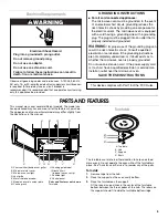 Предварительный просмотр 5 страницы IKEA IMH15XR Use And Care Manual