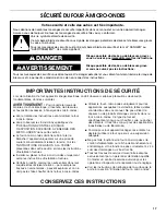 Предварительный просмотр 17 страницы IKEA IMH15XR Use And Care Manual