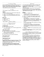 Предварительный просмотр 22 страницы IKEA IMH15XR Use And Care Manual