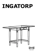 Предварительный просмотр 1 страницы IKEA INGATORP Manual