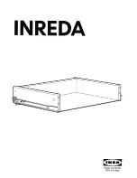 Preview for 1 page of IKEA INREDA Installation Instructions Manual