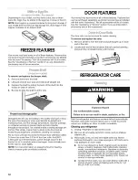 Preview for 12 page of IKEA IR8GSMXRS00 Use & Care Manual