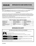 IKEA ISC23CDEXB00 User Instructions preview