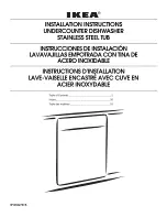 Preview for 1 page of IKEA IUD8500BX0 Installation Instructions Manual