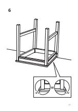 Предварительный просмотр 11 страницы IKEA JOKKMOKK 903.426.88 Assembly Instructions Manual