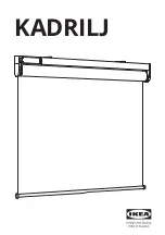 IKEA KADRILJ Manual preview