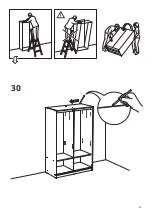 Предварительный просмотр 25 страницы IKEA KLEPPSTAD 104.372.37 Manual