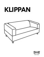 IKEA KLIPPAN Assembly Instruction Manual предпросмотр