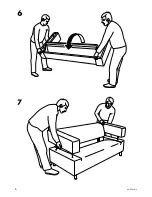 Предварительный просмотр 6 страницы IKEA KLIPPAN Assembly Instruction Manual