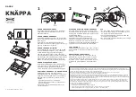 Предварительный просмотр 5 страницы IKEA KNAPPA Manual