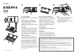 Предварительный просмотр 8 страницы IKEA KNAPPA Manual