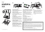 Предварительный просмотр 9 страницы IKEA KNAPPA Manual