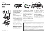 Предварительный просмотр 21 страницы IKEA KNAPPA Manual